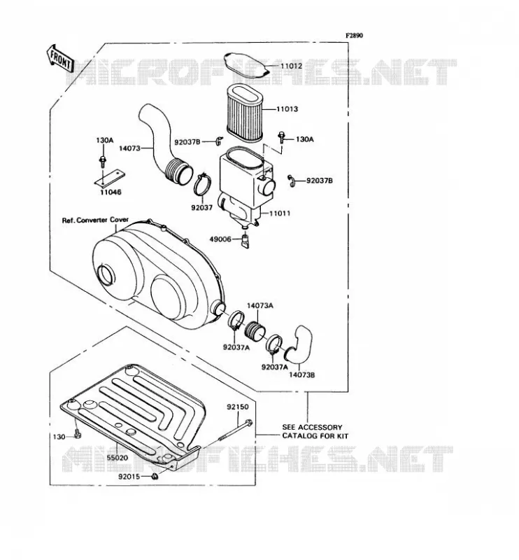 PIECE EN OPTION(MOTEUR) Kawasaki SSV 540 no_year MULE 2020  KAF540-D1