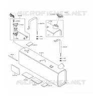 RESERVOIR CARBURANT pour Kawasaki MULE 2510