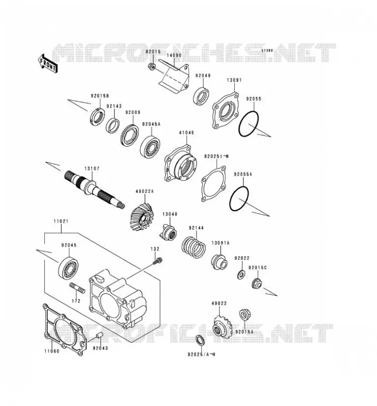 CARDAN Kawasaki SSV 620 2000 MULE 2510  KAF620-A6