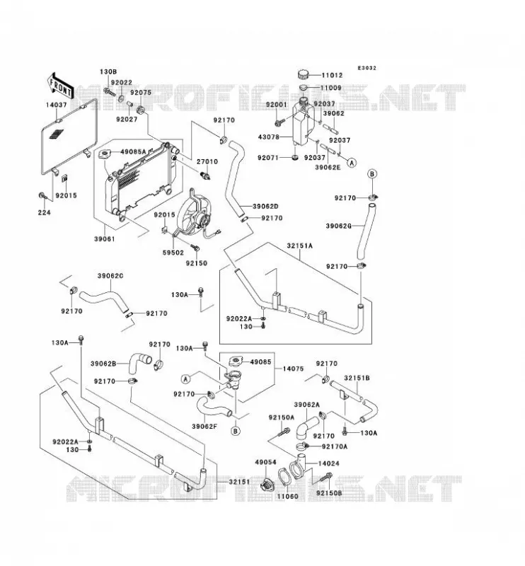 RADIATEUR Kawasaki SSV 620 no_year MULE 2510  KAF620-A6