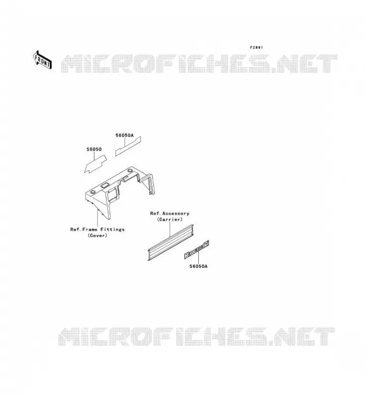 STICKER Kawasaki SSV 620 no_year MULE 2520  KAF620-B1