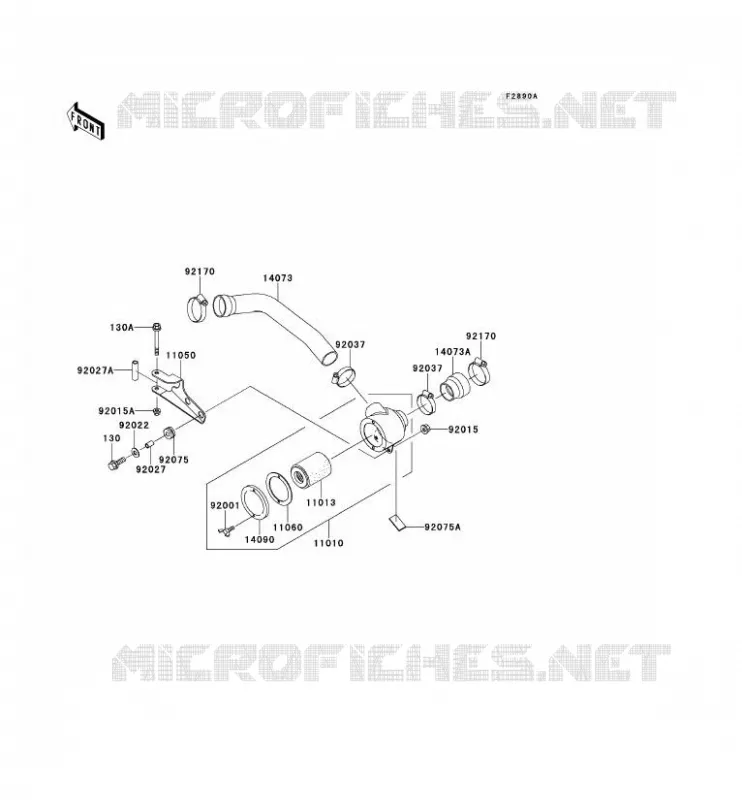 PIECE EN OPTION(FILTRE A AIR-BEL CON) Kawasaki SSV 620 no_year MULE 2500  KAF620-C5