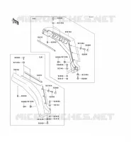 GARDE BOUE AVANT pour Kawasaki MULE 3010 4X4