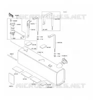 RESERVOIR CARBURANT pour Kawasaki MULE 3010 4X4