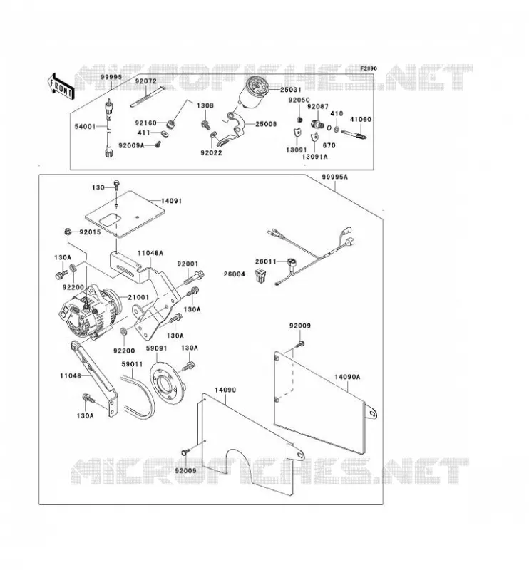 PIECE EN OPTION Kawasaki SSV 620 no_year MULE 3020  KAF620-F1