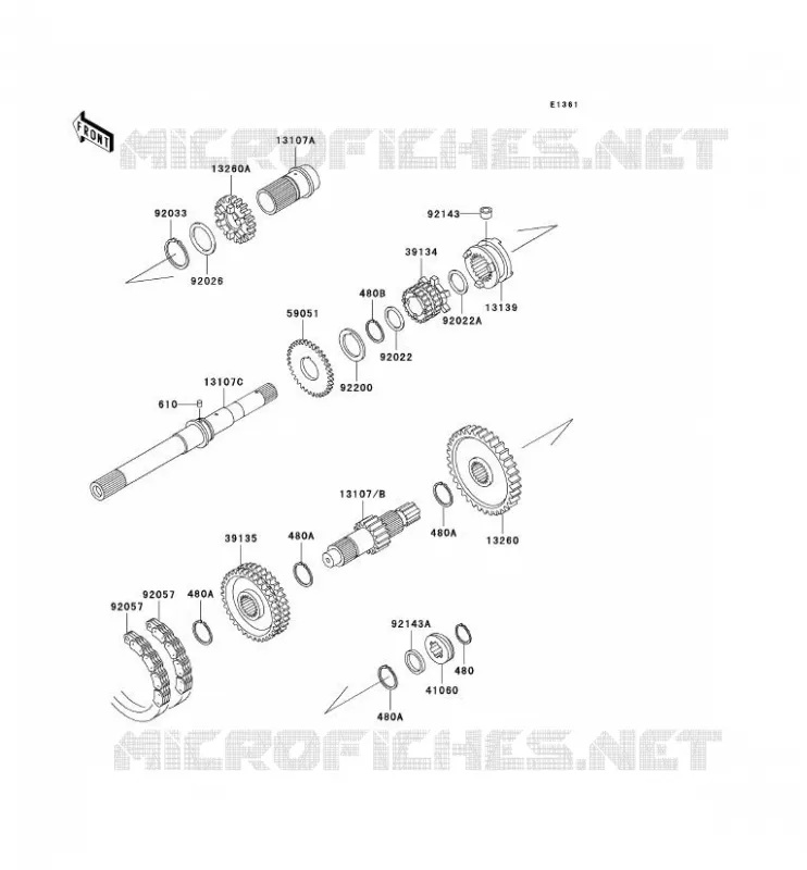 TRANSMISSION Kawasaki SSV 620 2002 MULE 3000  KAF620-G2
