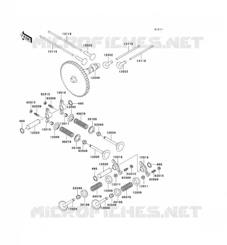 SOUPAPE/ARBRE A CAME Kawasaki SSV 620 no_year MULE 3000  KAF620-G2