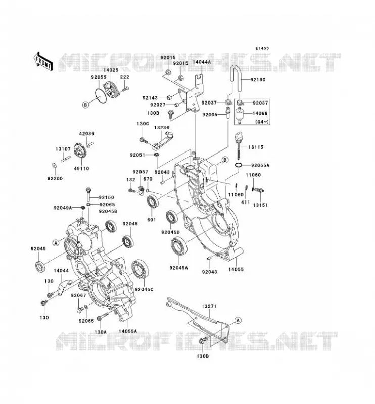 PONT Kawasaki SSV 620 2003 MULE 3000  KAF620-G3