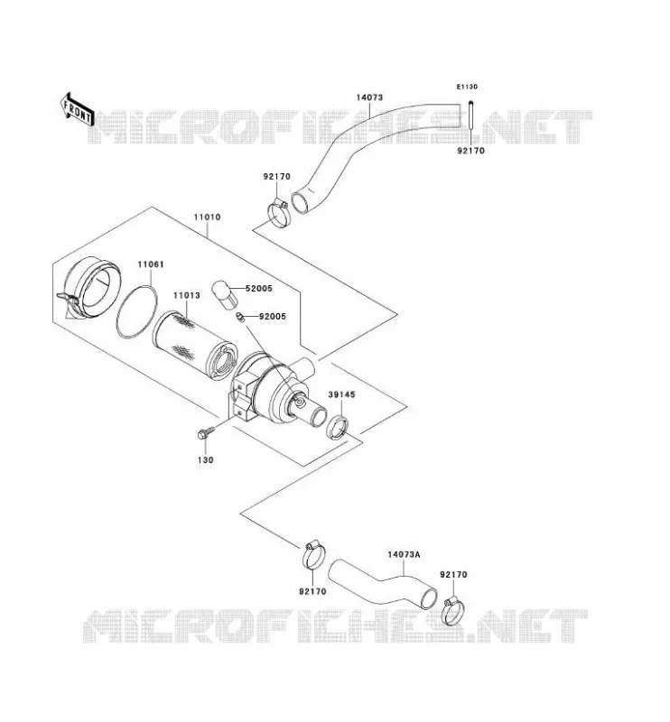 FILTRE A AIR Kawasaki SSV 620 2004 MULE 3000  KAF620-G4