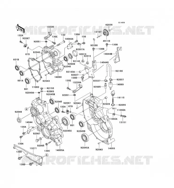 PONT Kawasaki SSV 620 2006 MULE 3010 4X4  KAF620H6F