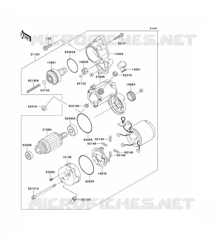 D&Eacute;MARREUR(-FD620DE485832) Kawasaki SSV 620 2013 MULE 4000  KAF620PDF