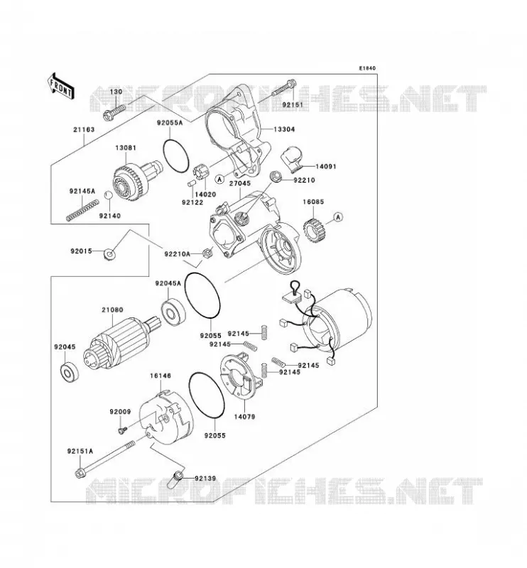 D&Eacute;MARREUR(-FD620DE485832) Kawasaki SSV 620 2011 MULE 4010 TRANS 4X4  KAF620RBF
