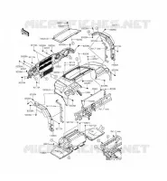 GARDE BOUE AVANT pour Kawasaki MULE PRO-FXT