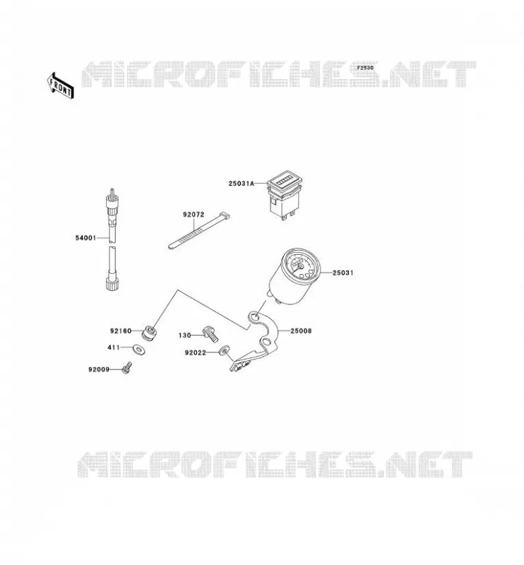 COMPTEURS Kawasaki SSV 950 no_year MULE 3010 DIESEL  KAF950-B1