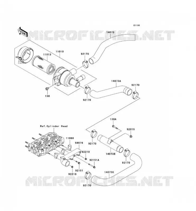 FILTRE A AIR Kawasaki SSV 950 2004 MULE 3010 DIESEL 4X4  KAF950-B2
