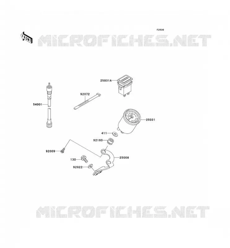 COMPTEURS Kawasaki SSV 950 2006 MULE 3010 DIESEL 4X4  KAF950B6F