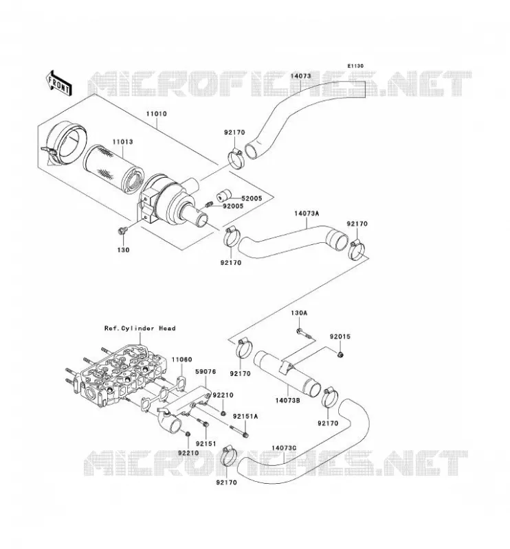 FILTRE A AIR Kawasaki SSV 950 2006 MULE 3010 DIESEL 4X4  KAF950B6F
