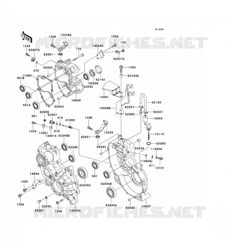 PONT Kawasaki SSV 950 2007 MULE 3010 DIESEL 4X4  KAF950B7F