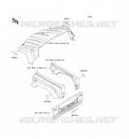 CATADIOPTRES(CN) pour Kawasaki TERYX 750 4X4