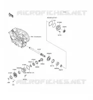 PIGNON CONIQUE AVANT pour Kawasaki TERYX 750 4X4