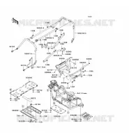 PROTECTION/CHASSIS CAB pour Kawasaki TERYX 750 4X4