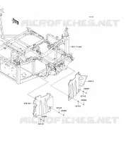 BAVETTE pour Kawasaki TERYX 750 4X4