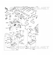 CHASSIS EQUIPMENT ELECTRIQUE pour Kawasaki TERYX 750 4X4