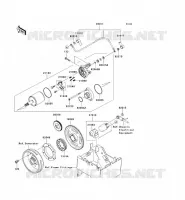 D&Eacute;MARREUR pour Kawasaki TERYX 750 4X4