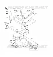 &Eacute;CHAPPEMENT pour Kawasaki TERYX 750 4X4