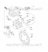 FREIN AVANT pour Kawasaki TERYX 750 4X4