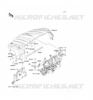 GARDE BOUE AVANT pour Kawasaki TERYX 750 4X4