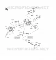 PI&Egrave;CES DE CARBURATEUR pour Kawasaki TERYX 750 4X4