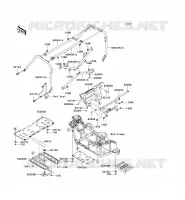 PROTECTION/CHASSIS CAB pour Kawasaki TERYX 750 4X4