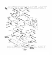 SUSPENSION ARRI&Egrave;RE pour Kawasaki TERYX 750 4X4