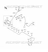 DURITE DE FREIN pour Kawasaki TERYX 750 4X4 LE