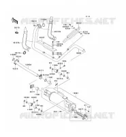 &Eacute;CHAPPEMENT pour Kawasaki TERYX 750 4X4 LE