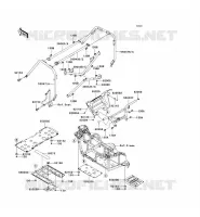 PROTECTION/CHASSIS CAB pour Kawasaki TERYX 750 4X4 LE