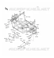 SUPPORT MOTEUR pour Kawasaki TERYX 750 4X4 LE