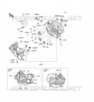 CARTER MOTEUR(S) pour Kawasaki TERYX 750 4X4 LE