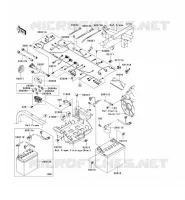 CHASSIS EQUIPMENT ELECTRIQUE pour Kawasaki TERYX 750 4X4 LE