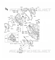 COUVERCLES MOTEUR pour Kawasaki TERYX 750 4X4 LE