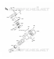 CYLINDRE/PISTON pour Kawasaki TERYX 750 4X4 LE