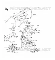PROTECTION/CHASSIS CAB pour Kawasaki TERYX 750 4X4 LE