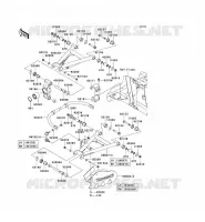 SUSPENSION ARRI&Egrave;RE pour Kawasaki TERYX 750 4X4 LE