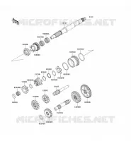 TRANSMISSION pour Kawasaki TERYX 750 4X4 LE