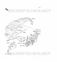 GARDE BOUE AVANT pour Kawasaki TERYX 750 4X4 SPORT