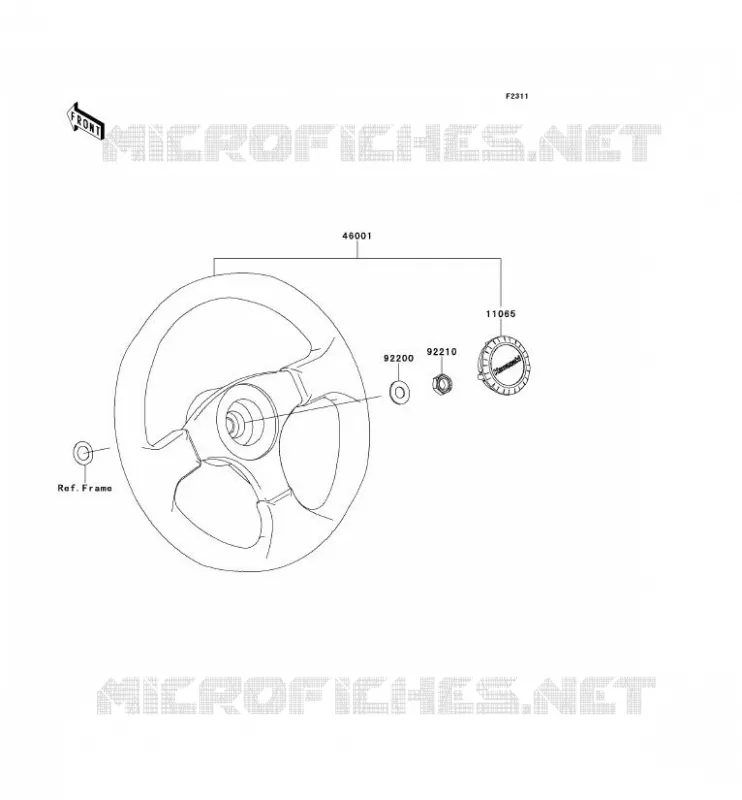 GUIDON Kawasaki SSV 750 2013 TERYX 750 FI 4X4 LE  KRF750PDF
