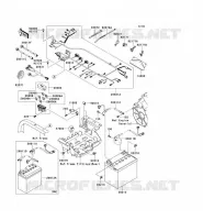 CHASSIS EQUIPMENT ELECTRIQUE pour Kawasaki TERYX 750 FI 4X4 LE