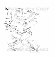 &Eacute;CHAPPEMENT pour Kawasaki TERYX 750 FI 4X4 LE