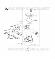 FILTRE A AIR pour Kawasaki TERYX 750 FI 4X4 LE
